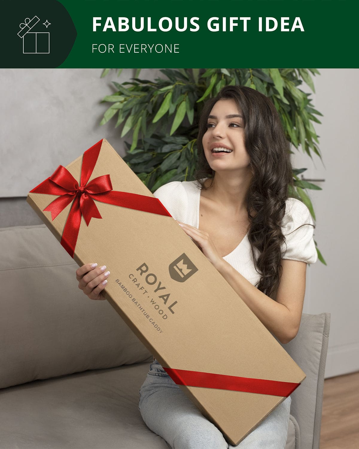 Bathtub Caddy Tray Lite, Black