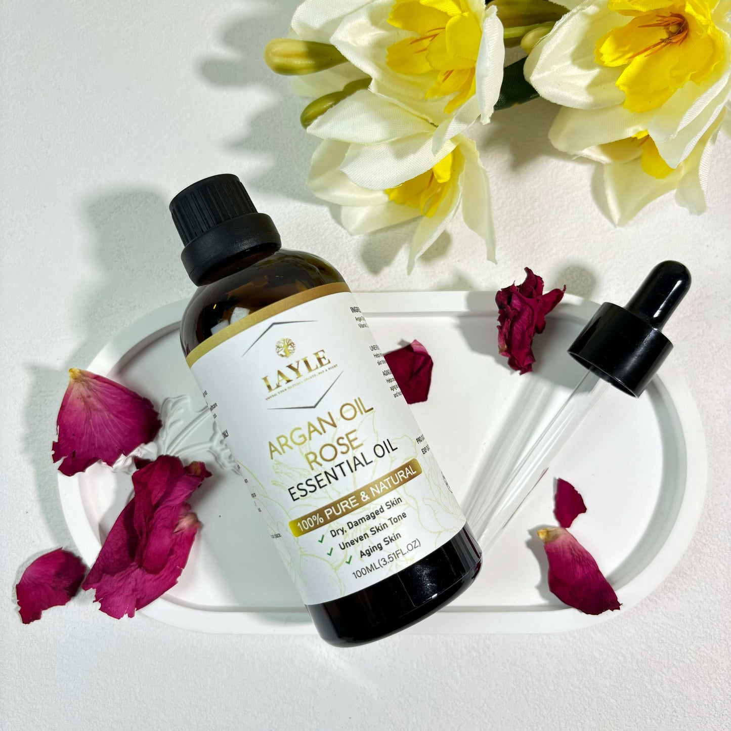 Organic Argan Oil Rose β Luxurious Hydration & Timeless Glow πΉβ¨