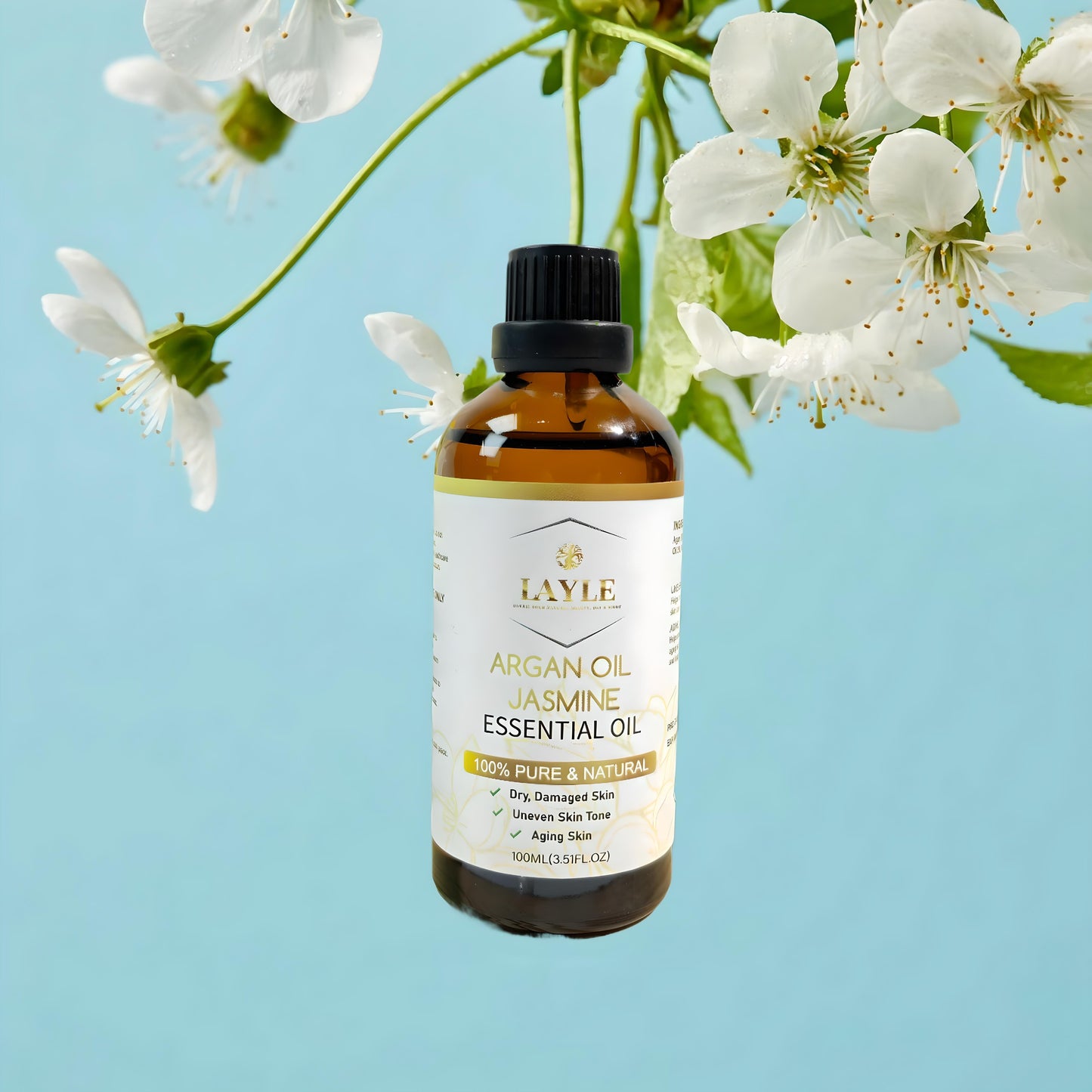 Organic Argan Oil Jasmine β Luxurious Hydration with a Floral Touch πΈπ