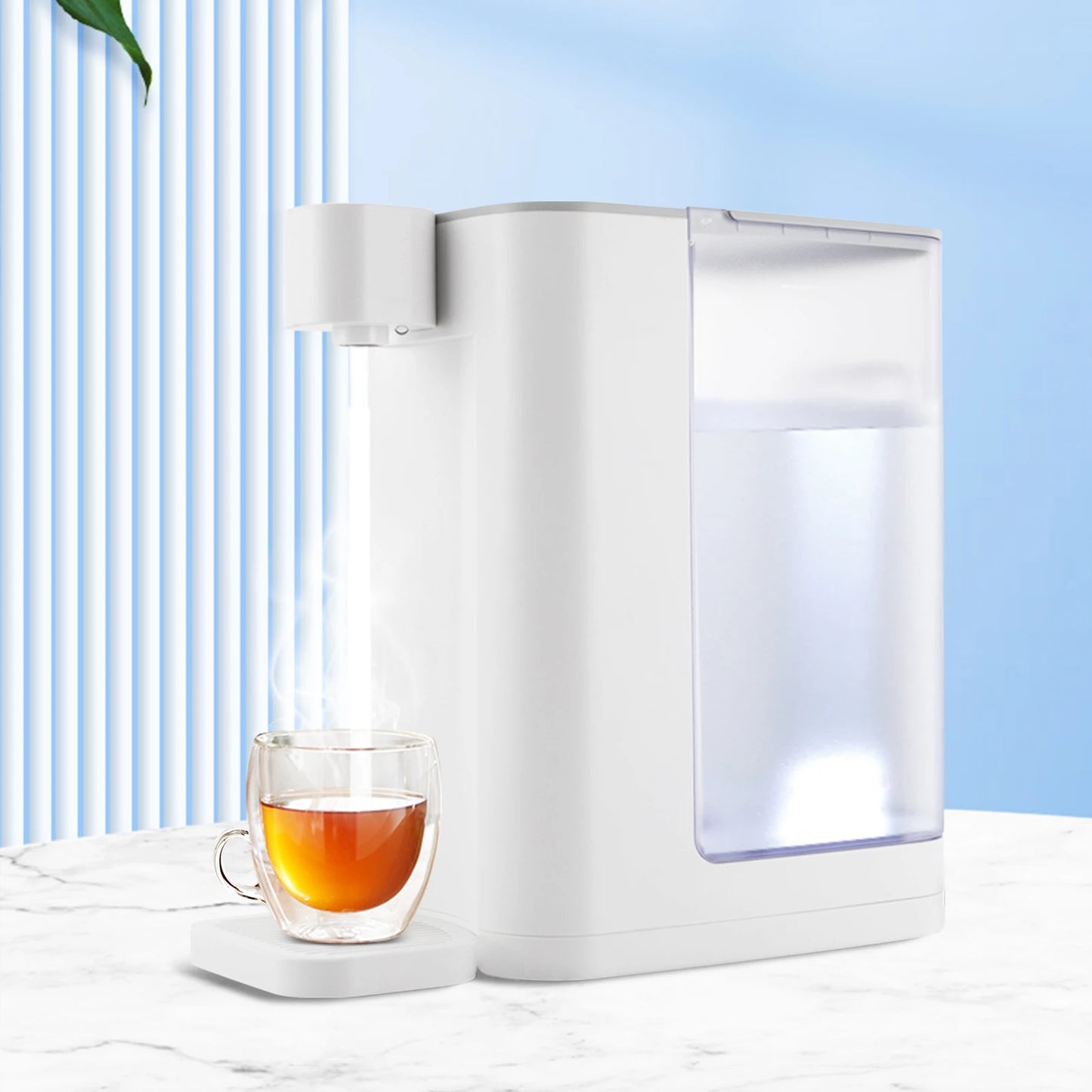 2000W Electric Kettles Instant Hot Water Dispenser for 5 Temperature Options and 160ml/260ml Two Water Levels