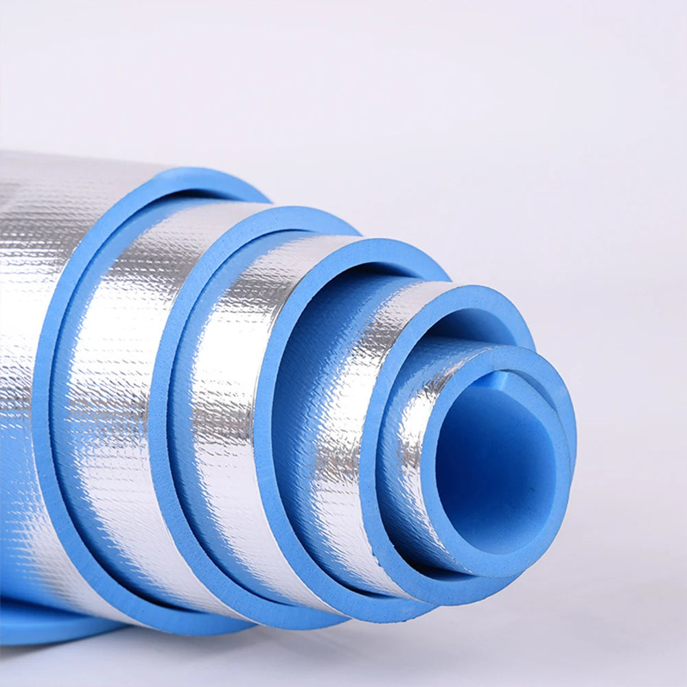 Waterproof Yoga Mat Aluminum Membrane Exercise Mat Thickened Camping Picnic Mat Portable Multifunction for Fitness Exercise