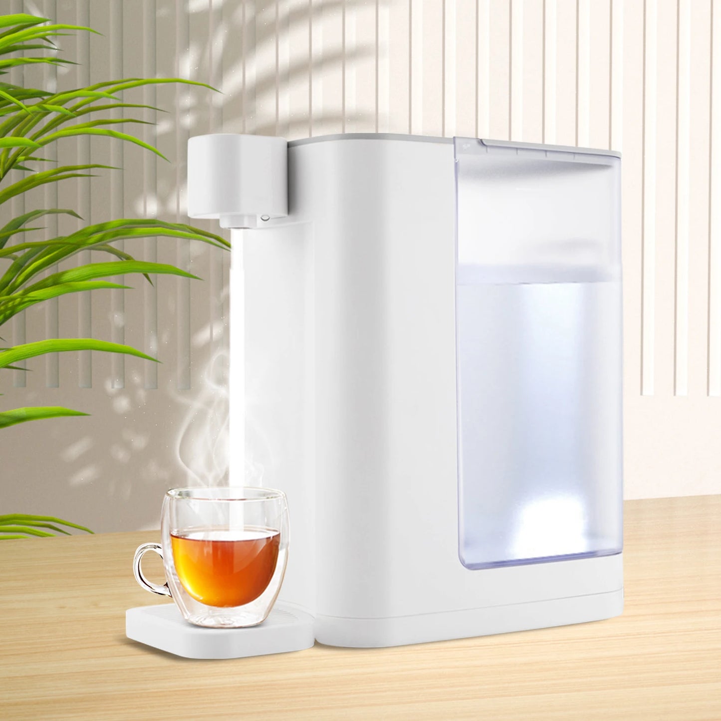 2000W Electric Kettles Instant Hot Water Dispenser for 5 Temperature Options and 160ml/260ml Two Water Levels