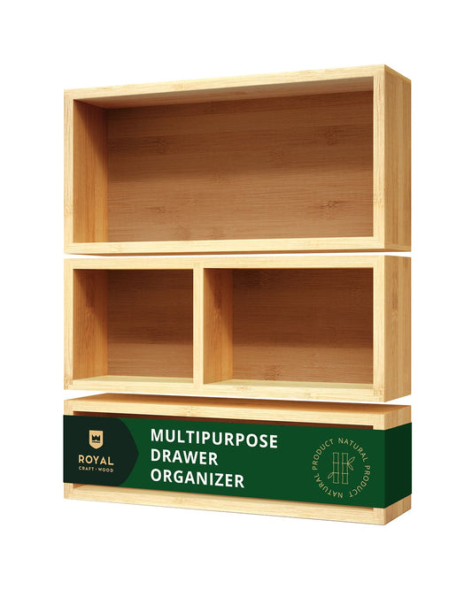 Storage Box Set of 3, Natural