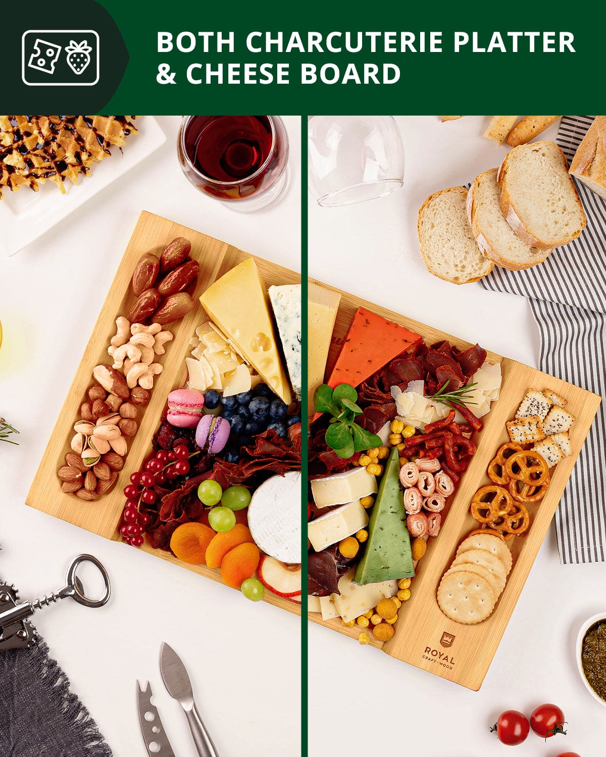 Cheese Board, 15.5” x 10”