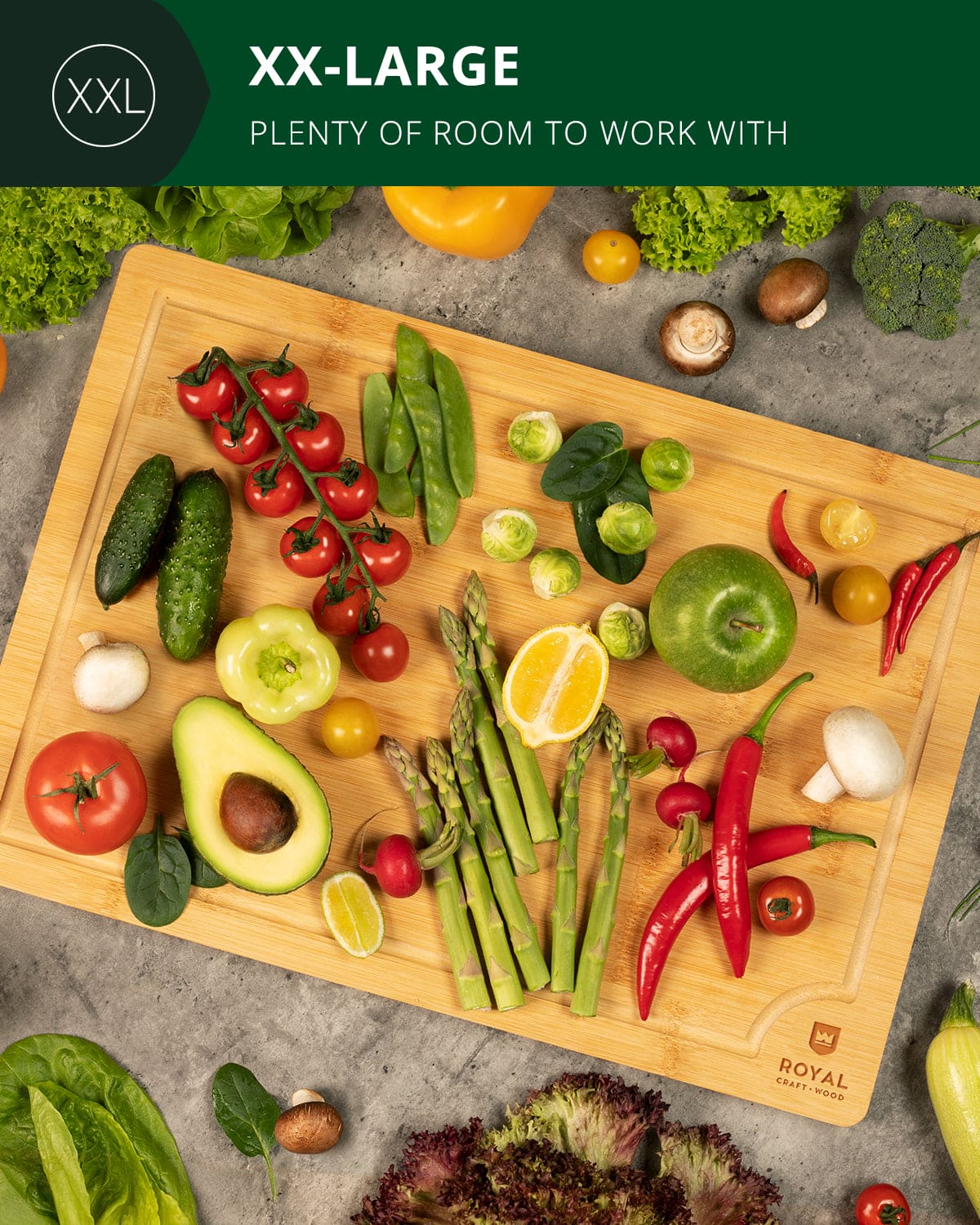 Cutting Board XXL, 20”x14”