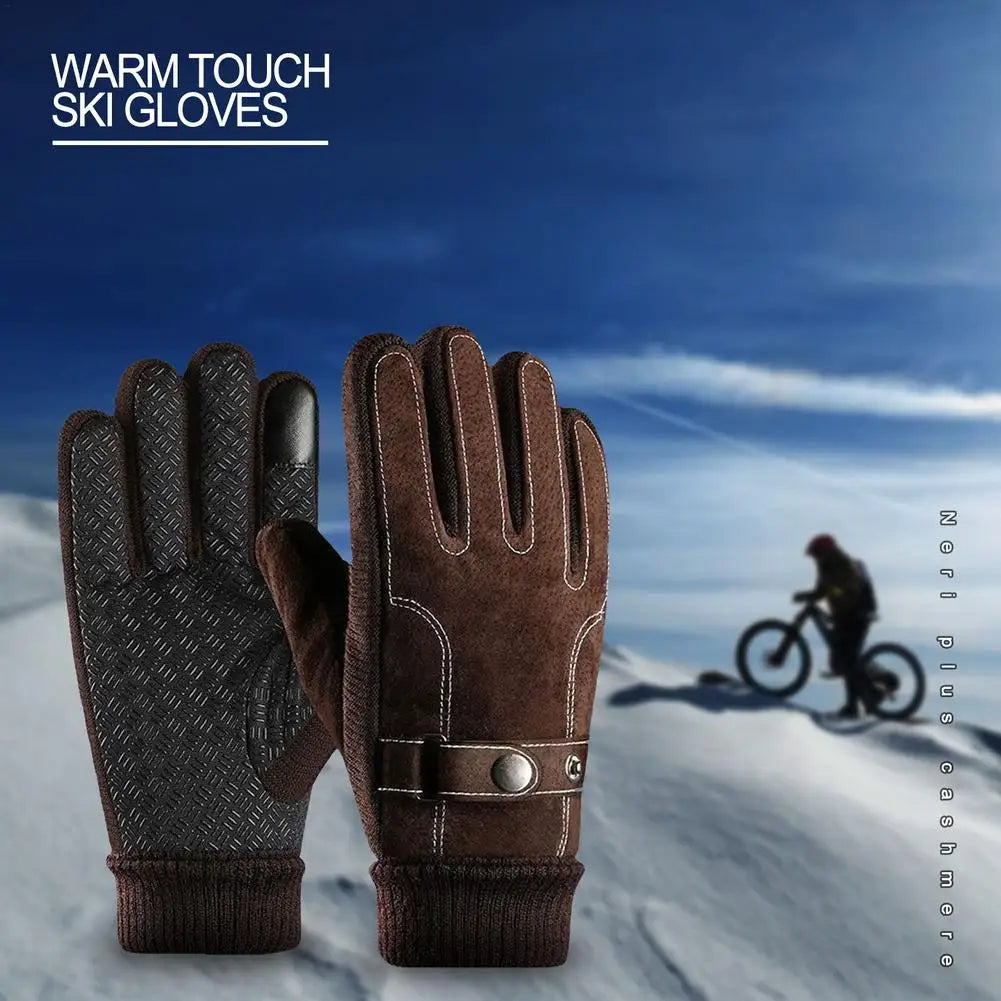 1 Pair Winter Gloves Men Women