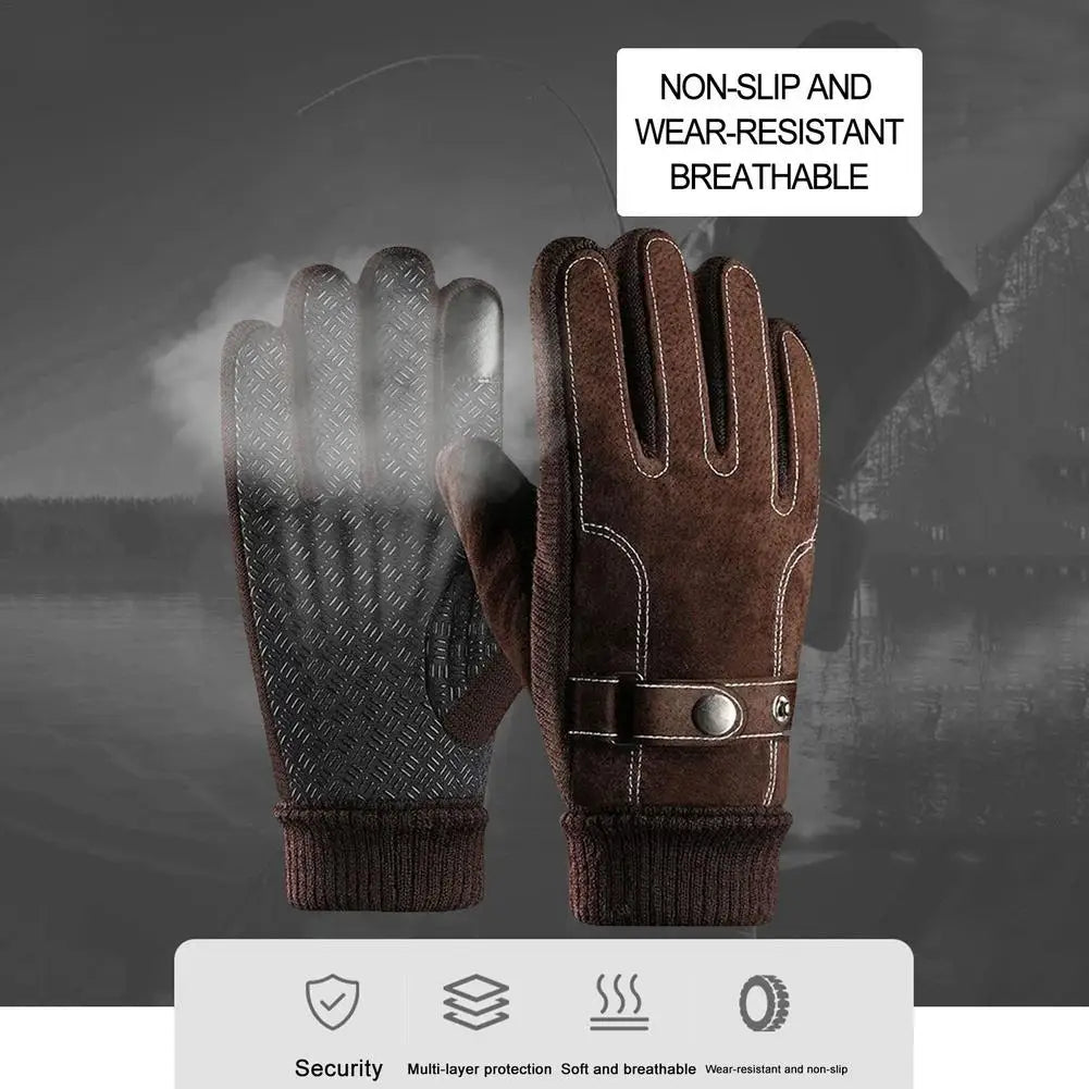 1 Pair Winter Gloves Men Women