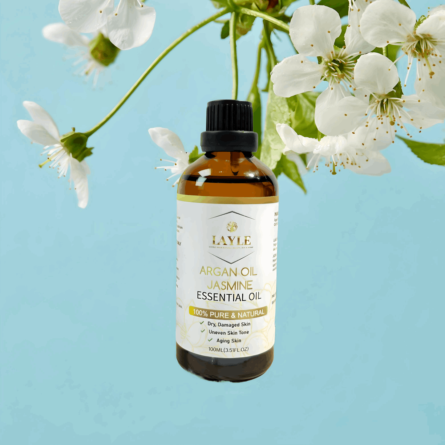 Organic Argan Oil Jasmine – Luxurious Hydration with a Floral Touch 🌸💛
