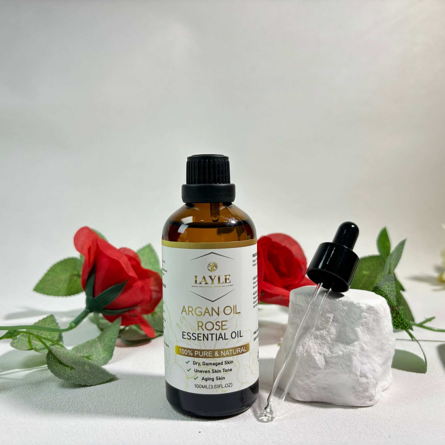 Organic Argan Oil Rose – Luxurious Hydration & Timeless Glow 🌹✨