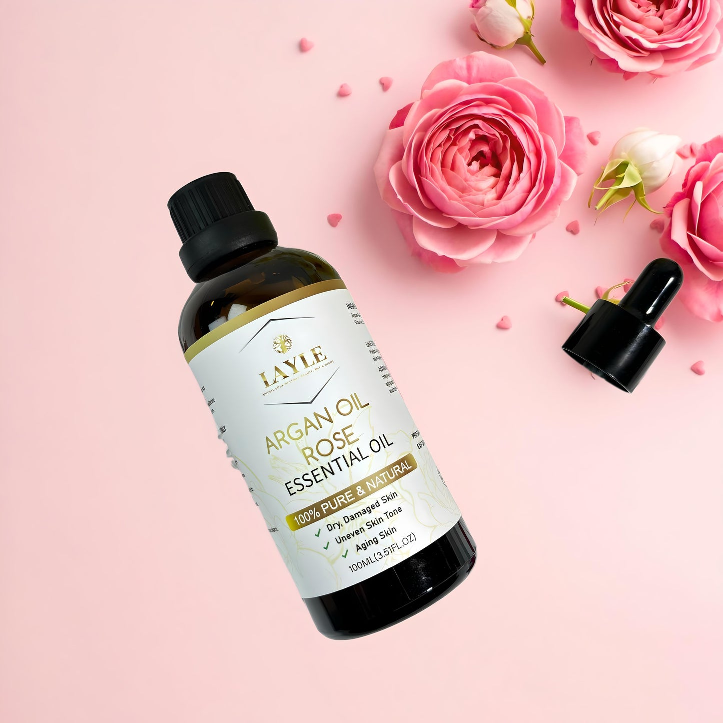 Organic Argan Oil Rose – Luxurious Hydration & Timeless Glow 🌹✨