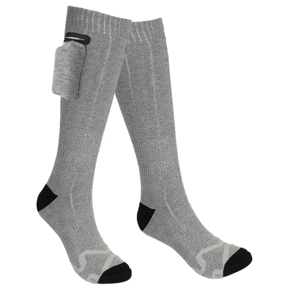 Heated Socks for Winter: Warm, Breathable Thermal Socks for Snowmobiling, Skiing, and Outdoor Sports