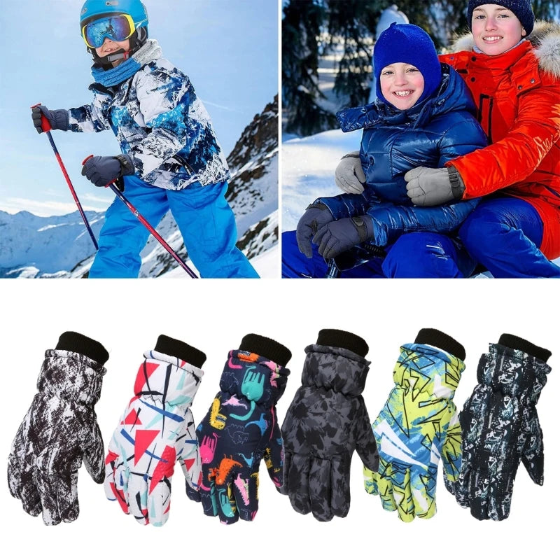 New Children's Winter Snow Gloves