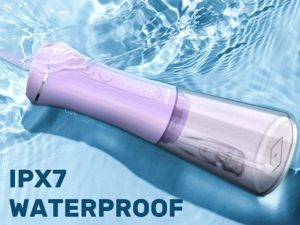 SEJOY Dental Oral Irrigator USB Rechargeable Teeth Cleaner Portable Dental Water Flosser 5 Modes IPX7 Mouth Washing Machine 350m