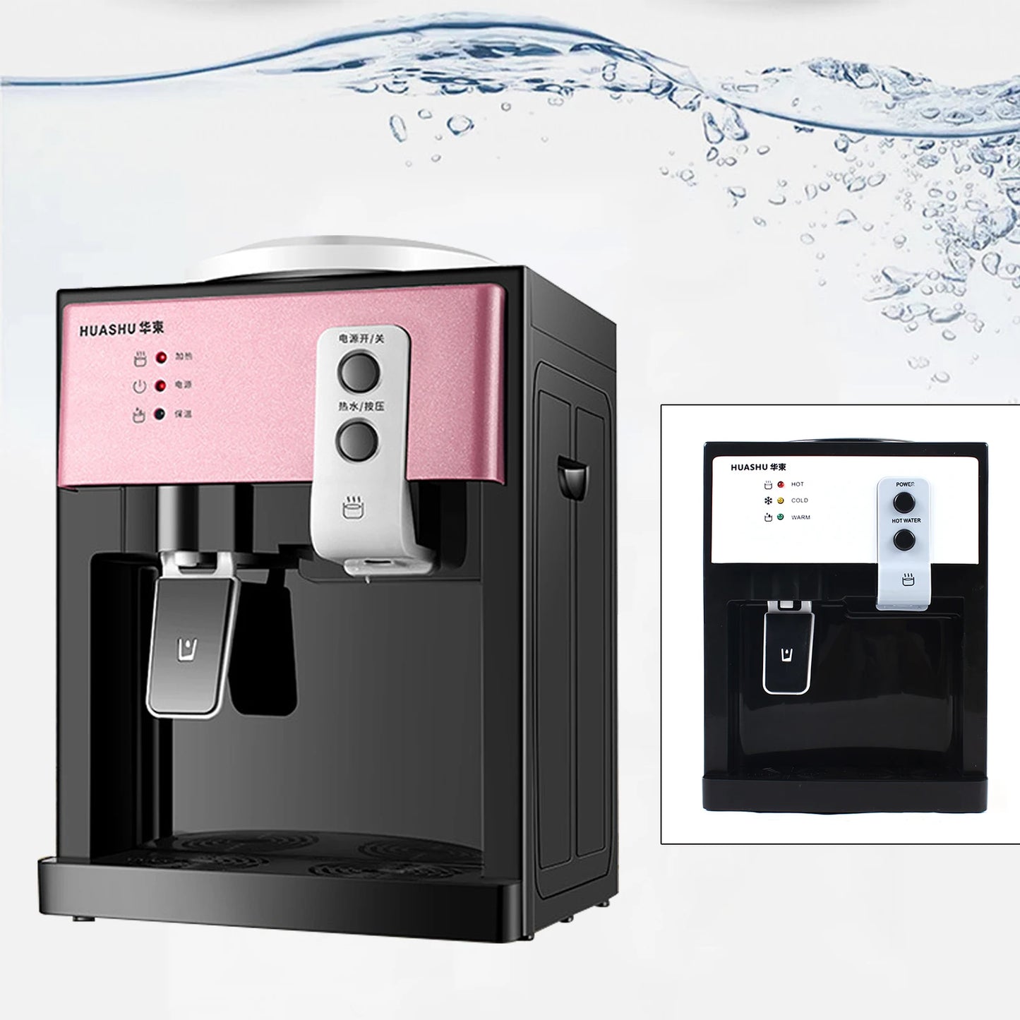 Versatile Electric Hot & Cold Water Cooler Dispenser with Dual Voltage Support (110V American / 220V European) for Home & Office