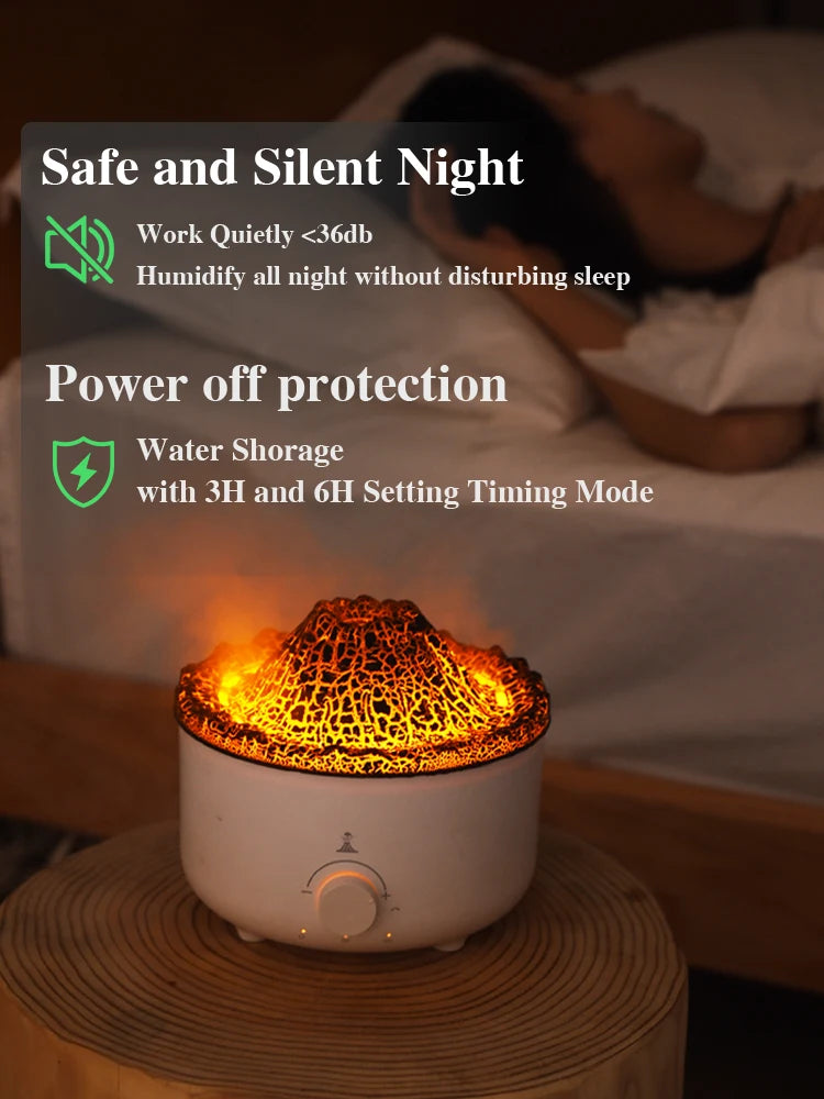 Volcano Jellyfish Air Humidifier And Diffuser