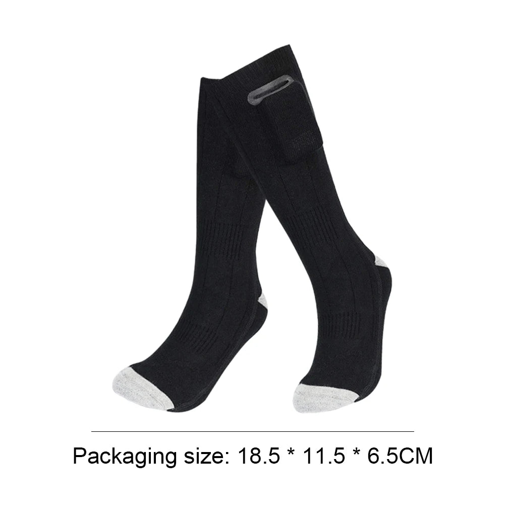 Heated Socks for Winter: Warm, Breathable Thermal Socks for Snowmobiling, Skiing, and Outdoor Sports