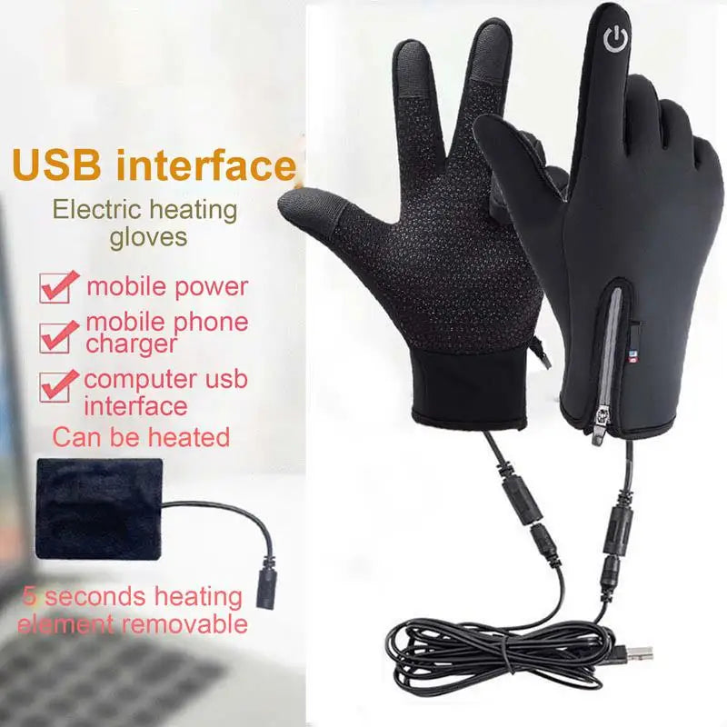 USB Rechargeable Heating Gloves