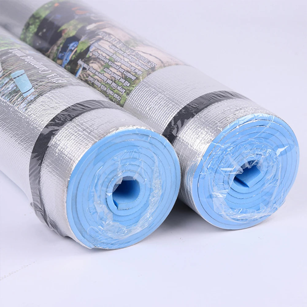 Waterproof Yoga Mat Aluminum Membrane Exercise Mat Thickened Camping Picnic Mat Portable Multifunction for Fitness Exercise