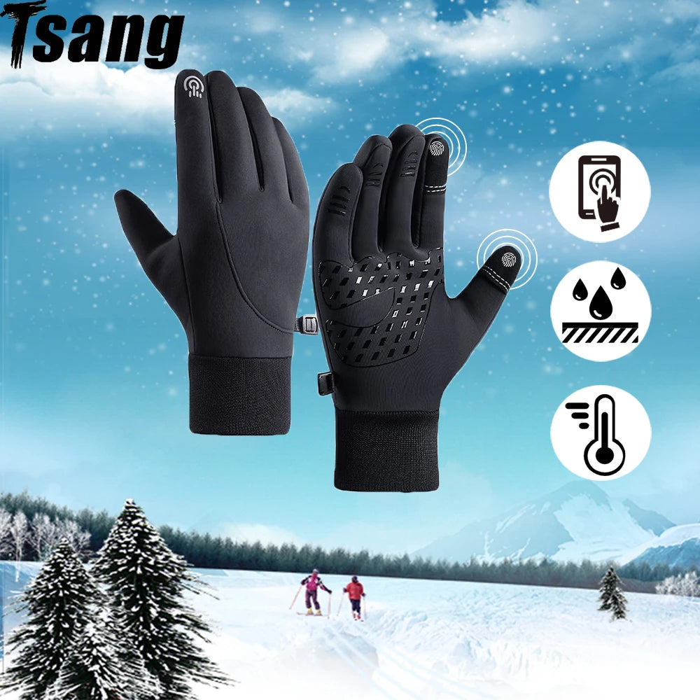 Winter Warm Cycling, Skiing, Fishing, Driving, Snowmobile Gloves