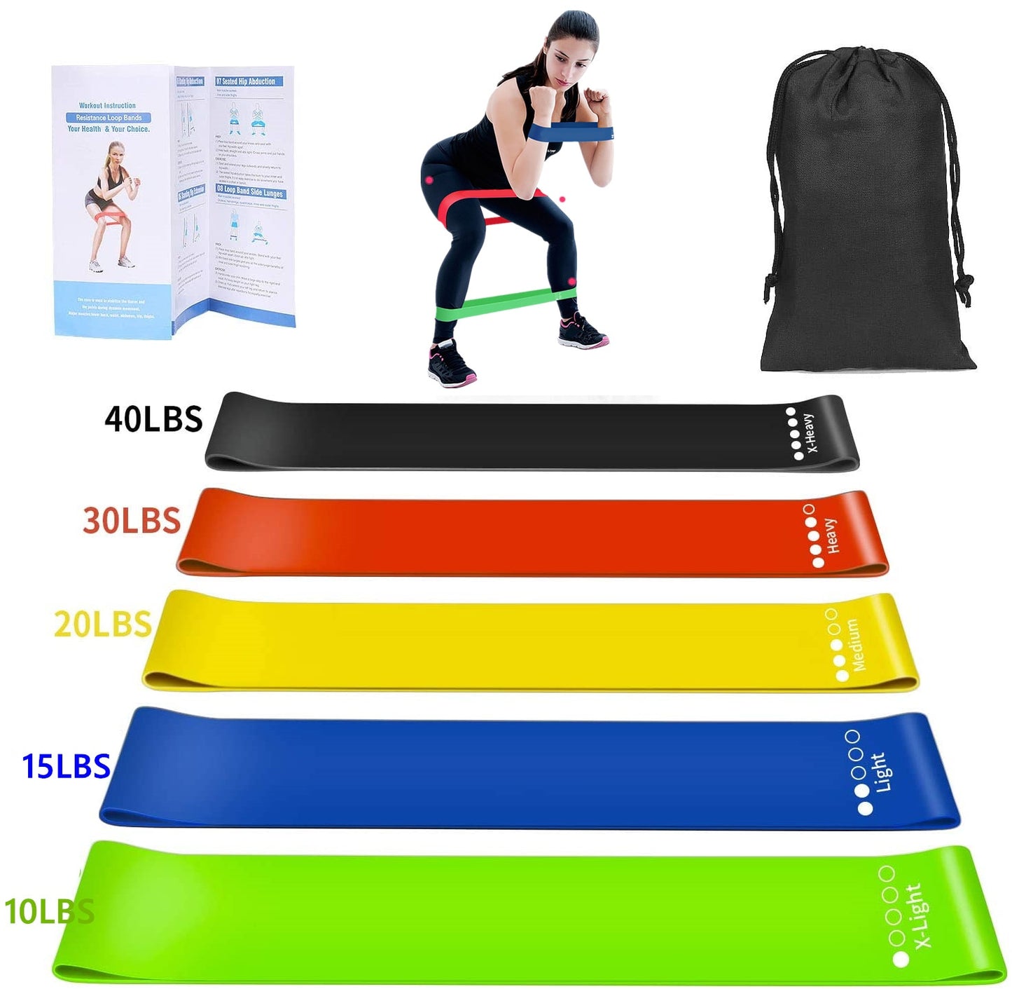 Exercise Resistance Loop Bands - bosquetwellnessboutique