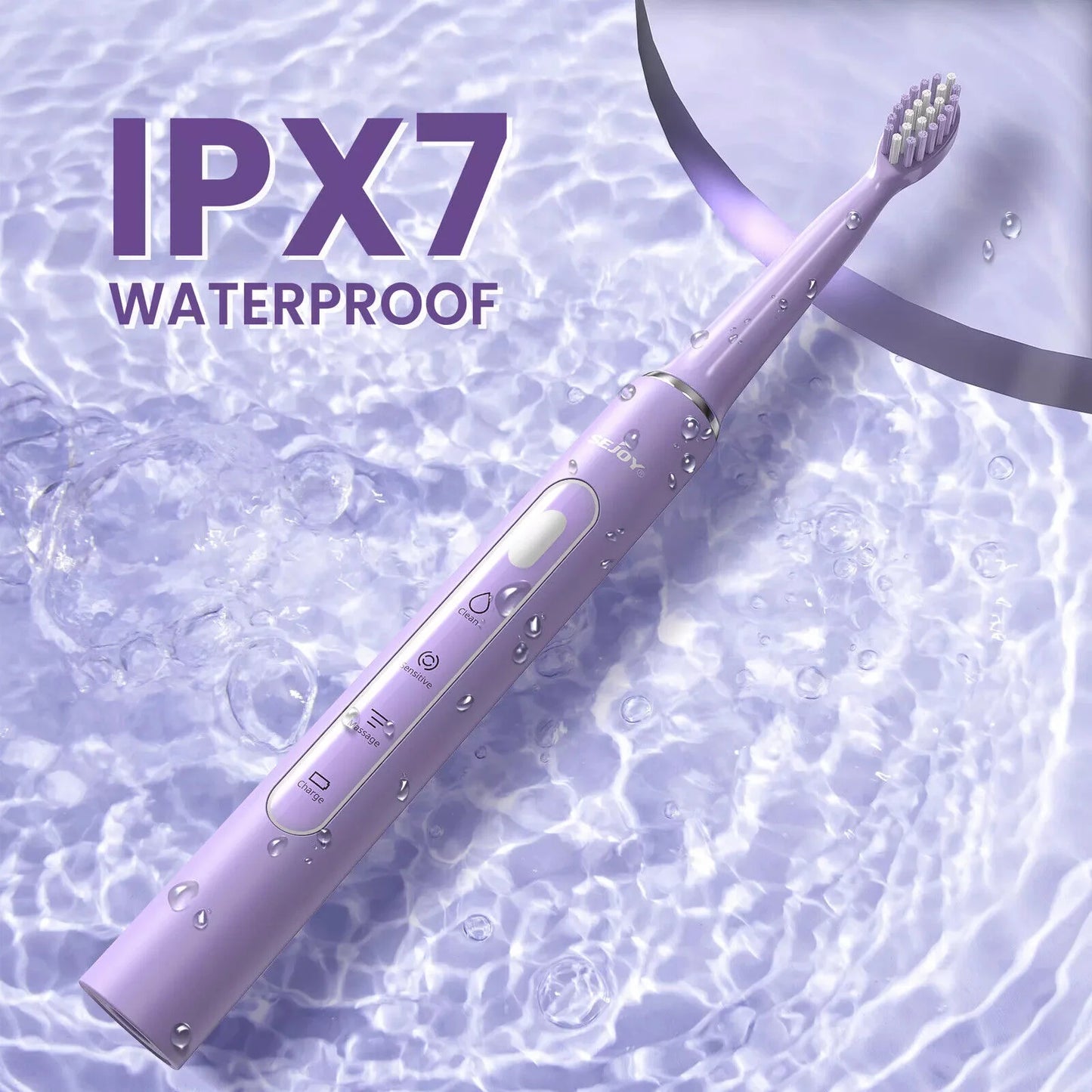 SEJOY Dental Oral Irrigator USB Rechargeable Teeth Cleaner Portable Dental Water Flosser 5 Modes IPX7 Mouth Washing Machine 350m