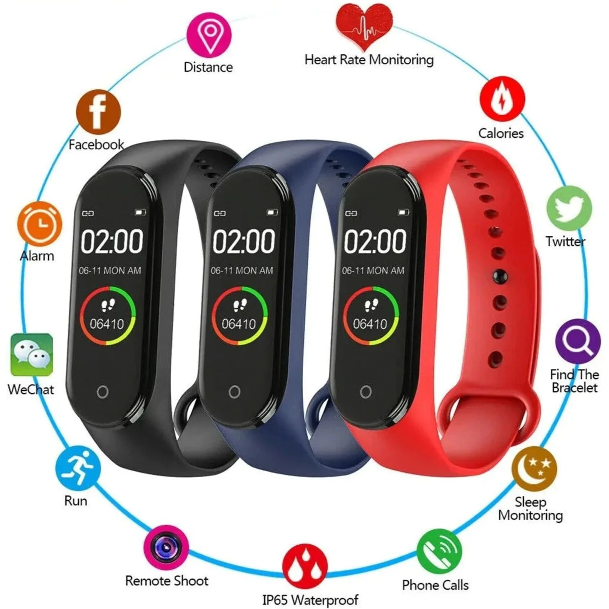 Smart Watch Wristband Fitness Tracker