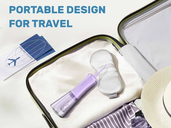 SEJOY Dental Oral Irrigator USB Rechargeable Teeth Cleaner Portable Dental Water Flosser 5 Modes IPX7 Mouth Washing Machine 350m