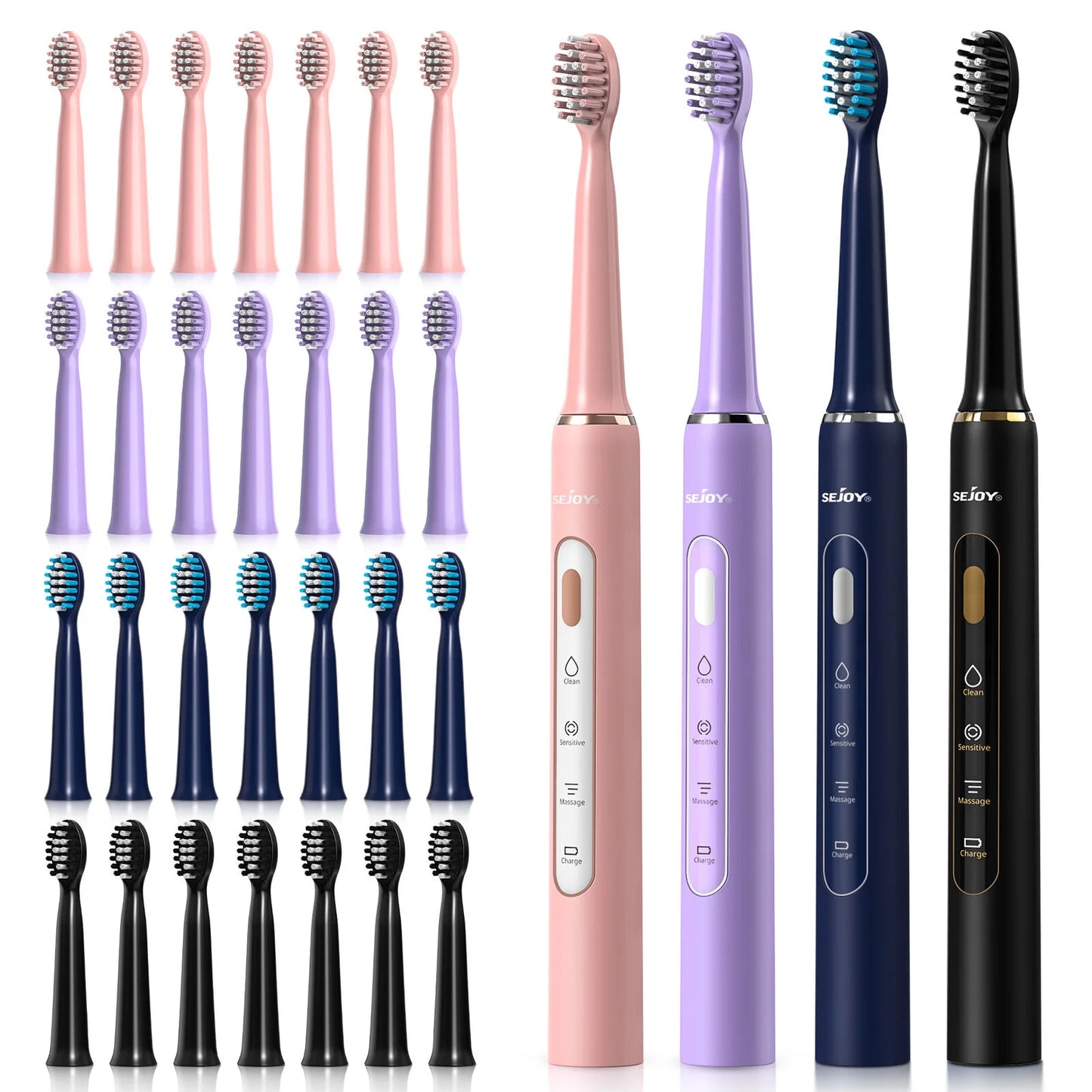 SEJOY Dental Oral Irrigator USB Rechargeable Teeth Cleaner Portable Dental Water Flosser 5 Modes IPX7 Mouth Washing Machine 350m