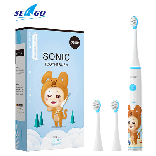 Automatic Toothbrush USB Rechargeable with 2 pcs Replacement Brush Head SK3