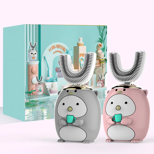 U-shaped Child Toothbrush Electric Sonic Tooth Brush for Children Teeth Cleaning Whitening Toothbrush for Kids Clean