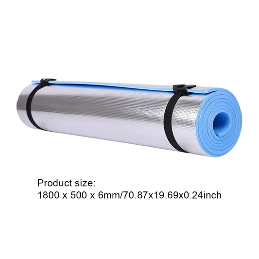 Waterproof Yoga Mat Aluminum Membrane Exercise Mat Thickened Camping Picnic Mat Portable Multifunction for Fitness Exercise