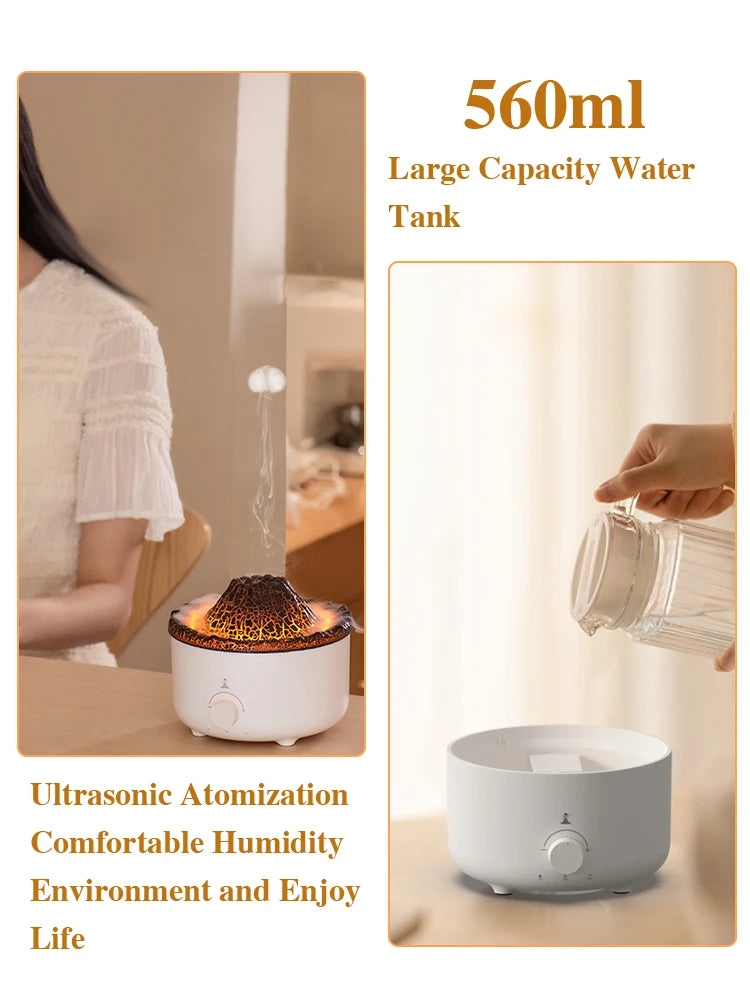 Volcano Jellyfish Air Humidifier And Diffuser