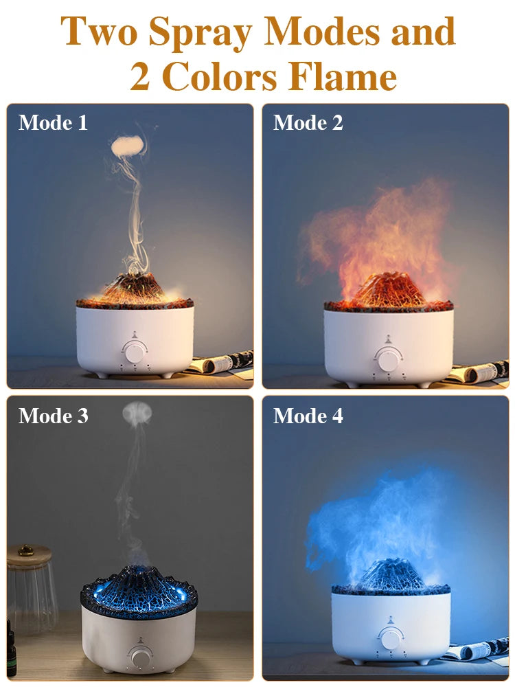 Volcano Jellyfish Air Humidifier And Diffuser