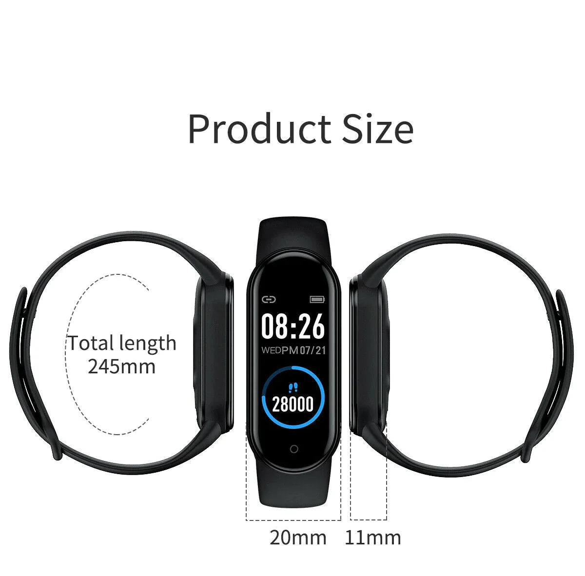 Smart Watch Wristband Fitness Tracker