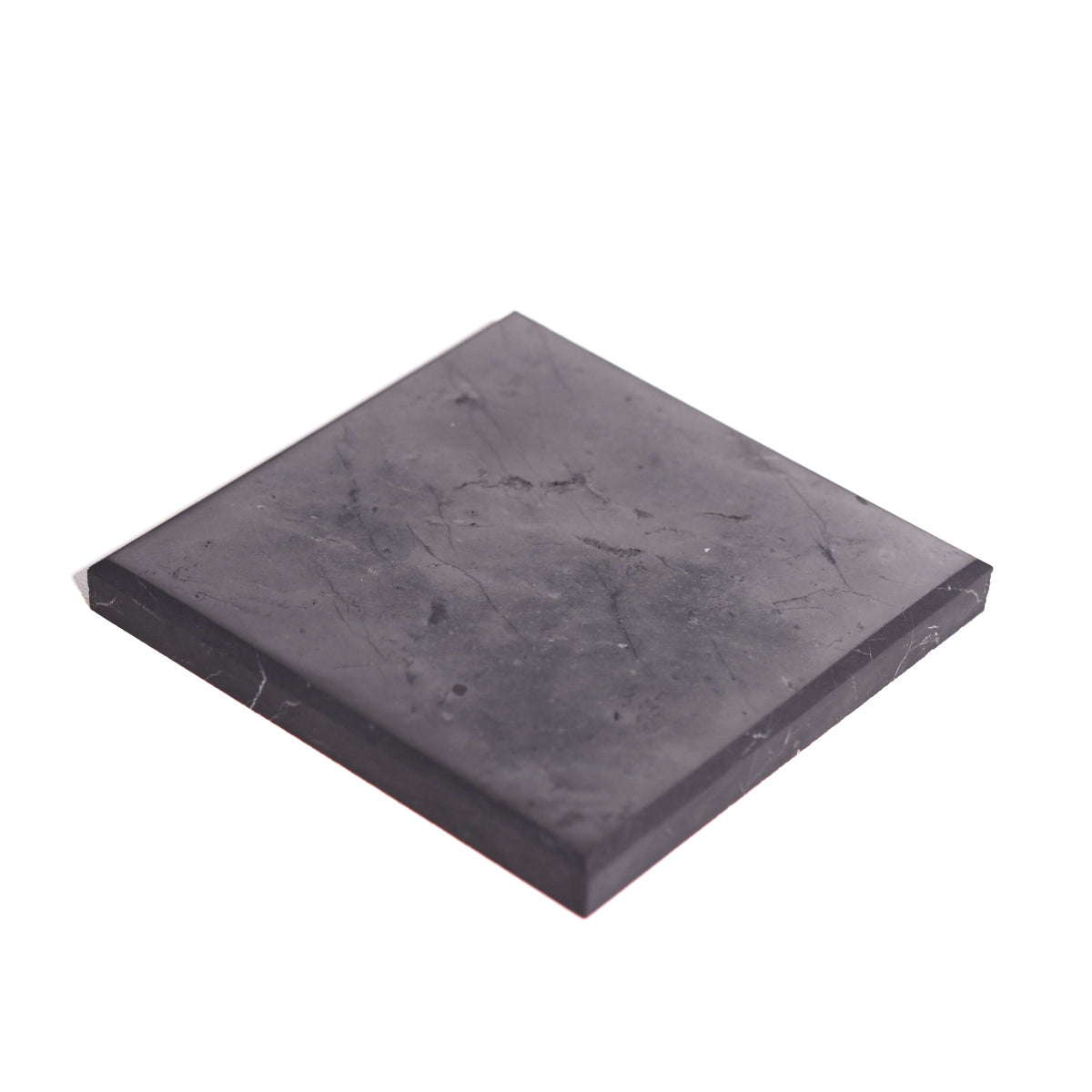 Shungite Square Plate 4 Inch