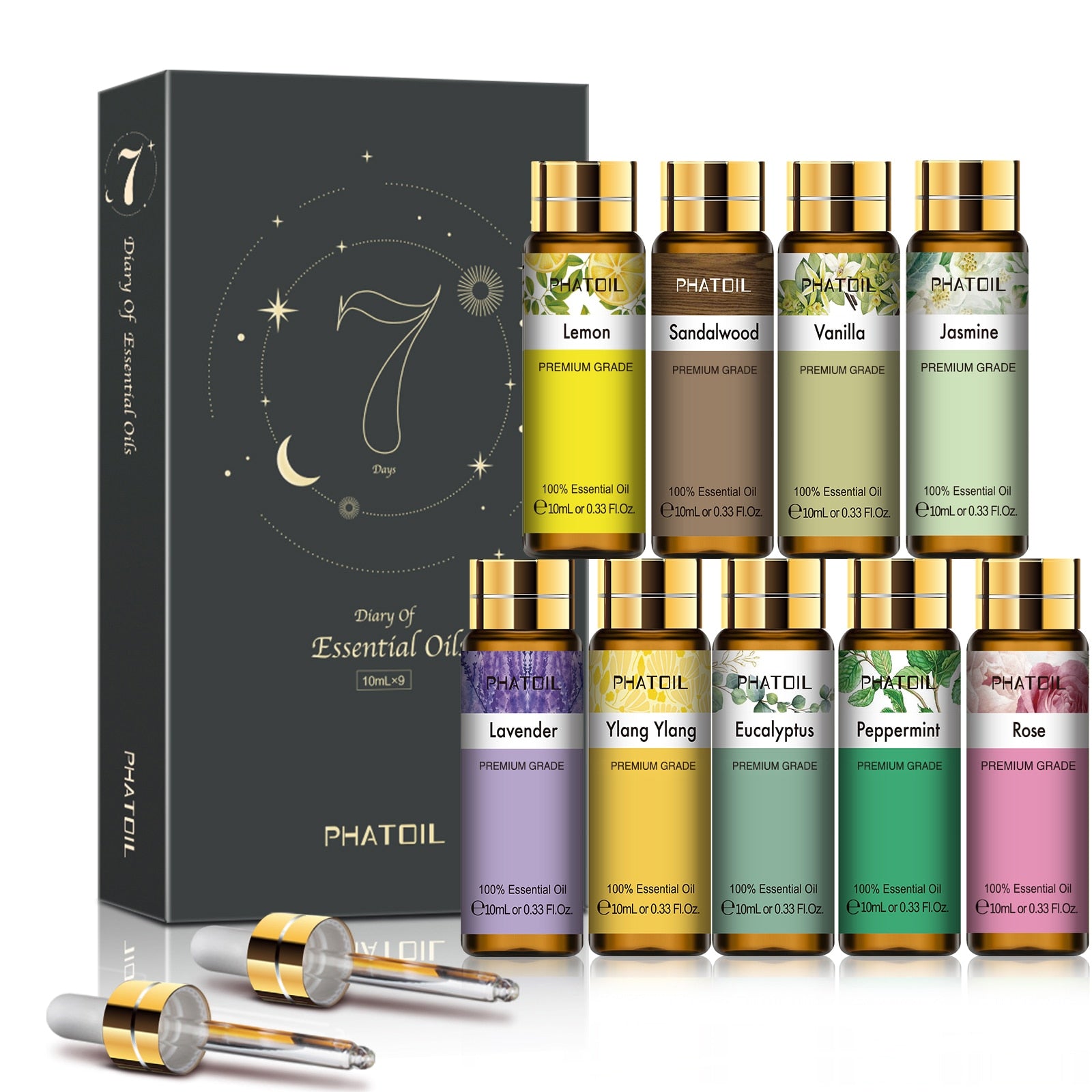 Pure Natural Essential Oils Gift Set - bosquetwellnessboutique